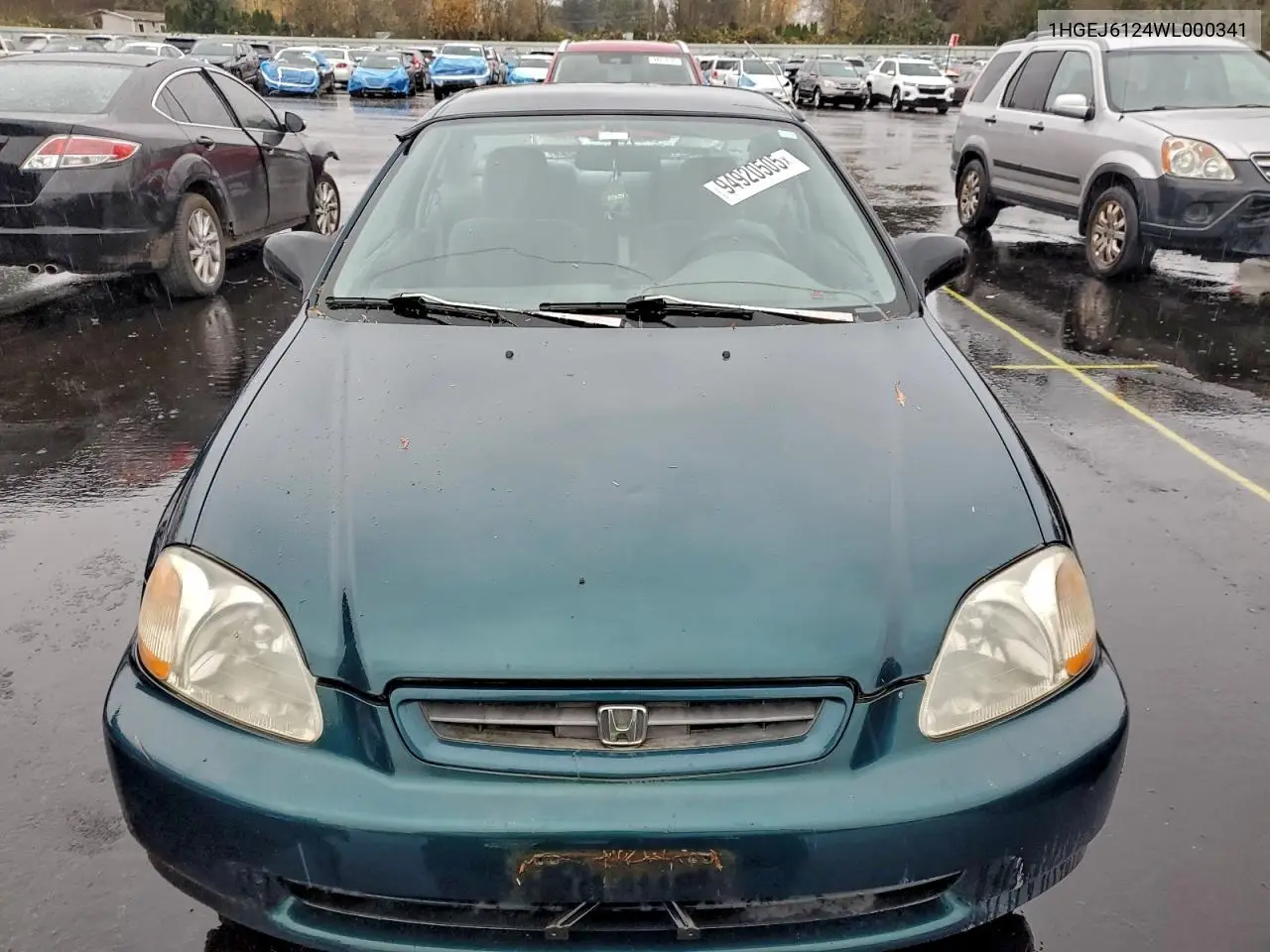 1HGEJ6124WL000341 1998 Honda Civic Dx