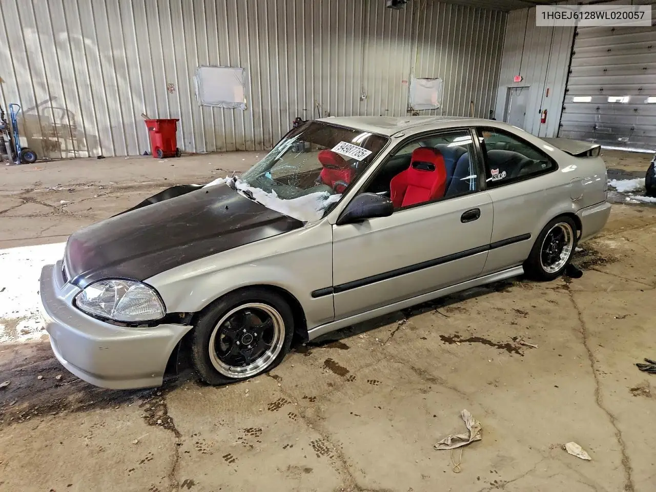 1HGEJ6128WL020057 1998 Honda Civic Dx