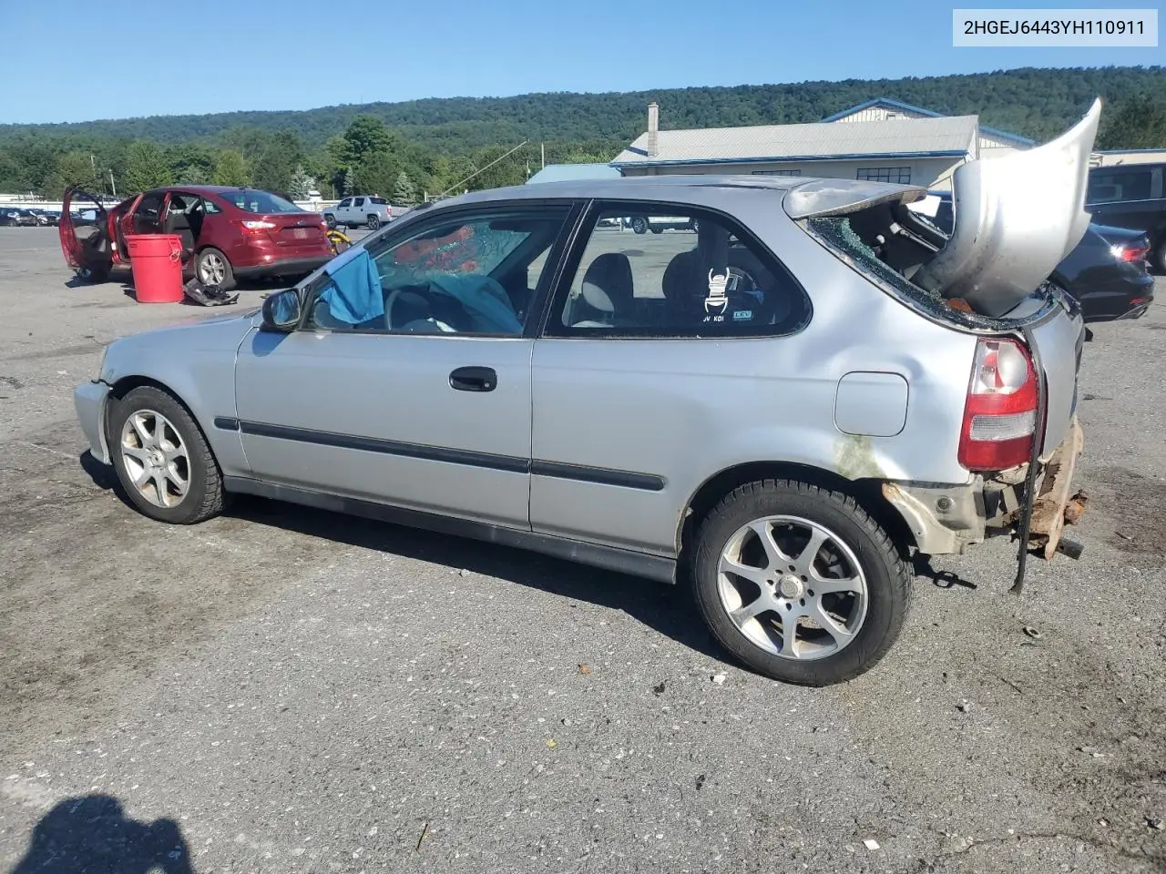 2HGEJ6443YH110911 2000 Honda Civic Dx