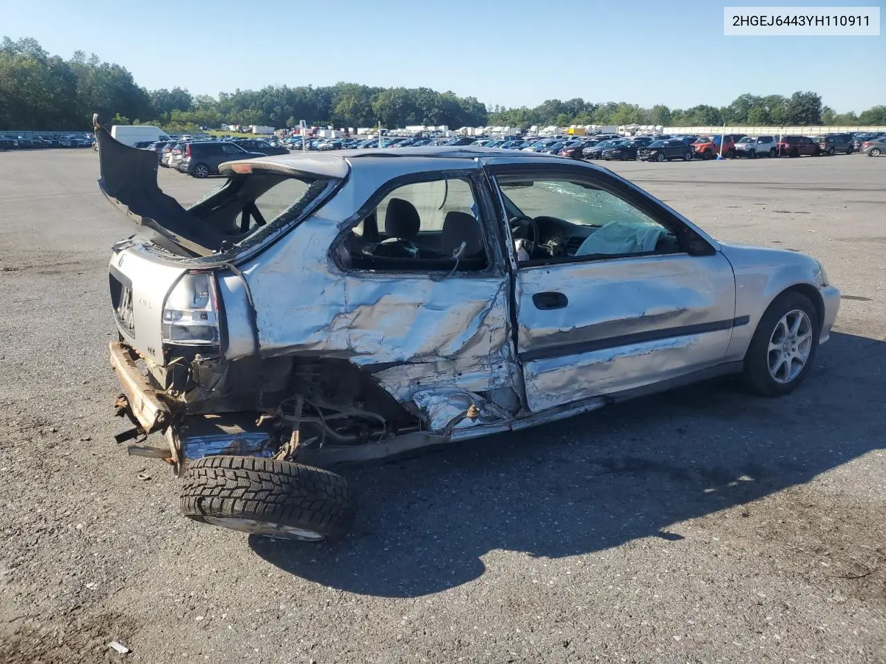 2HGEJ6443YH110911 2000 Honda Civic Dx