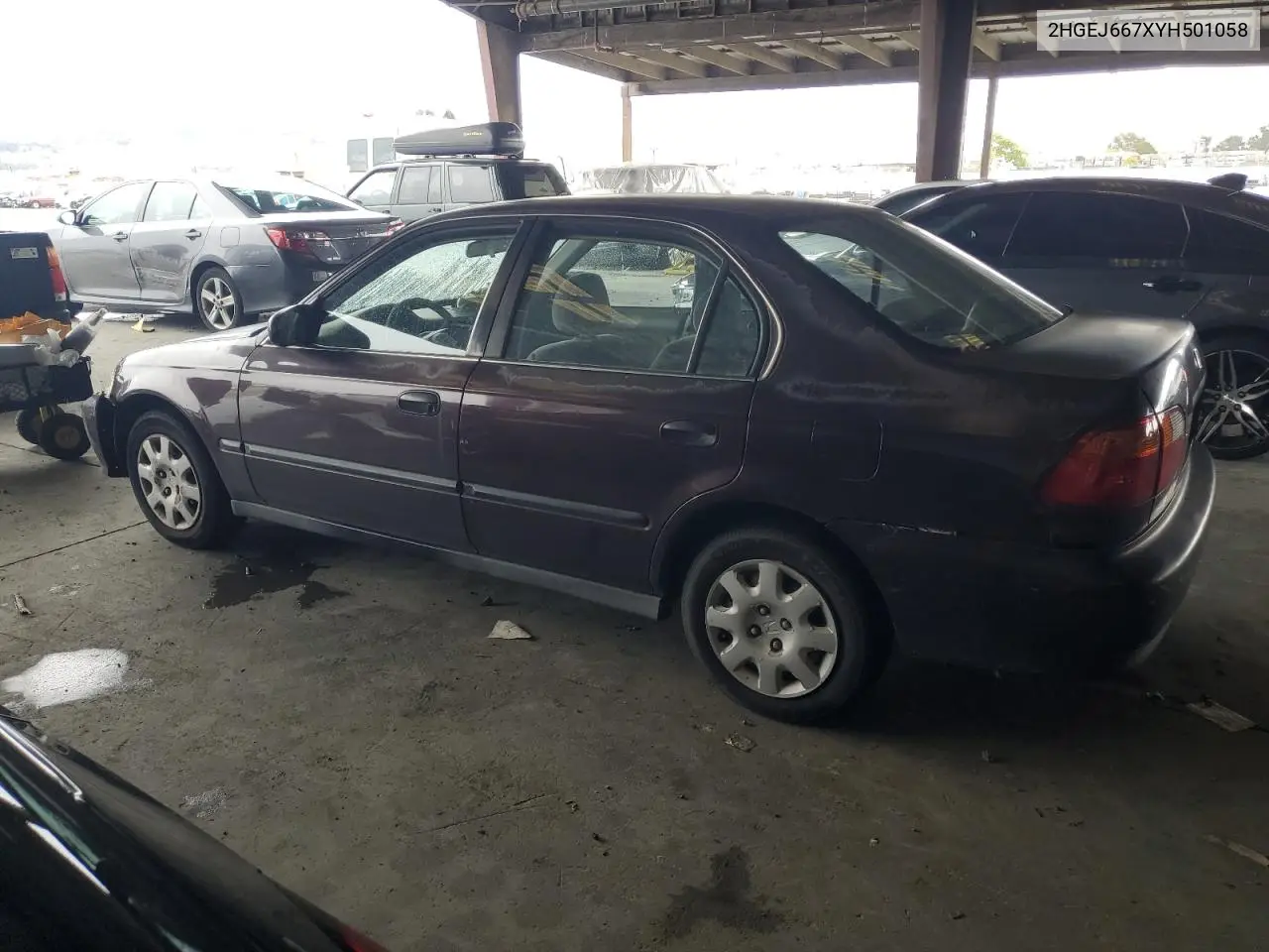 2HGEJ667XYH501058 2000 Honda Civic Lx