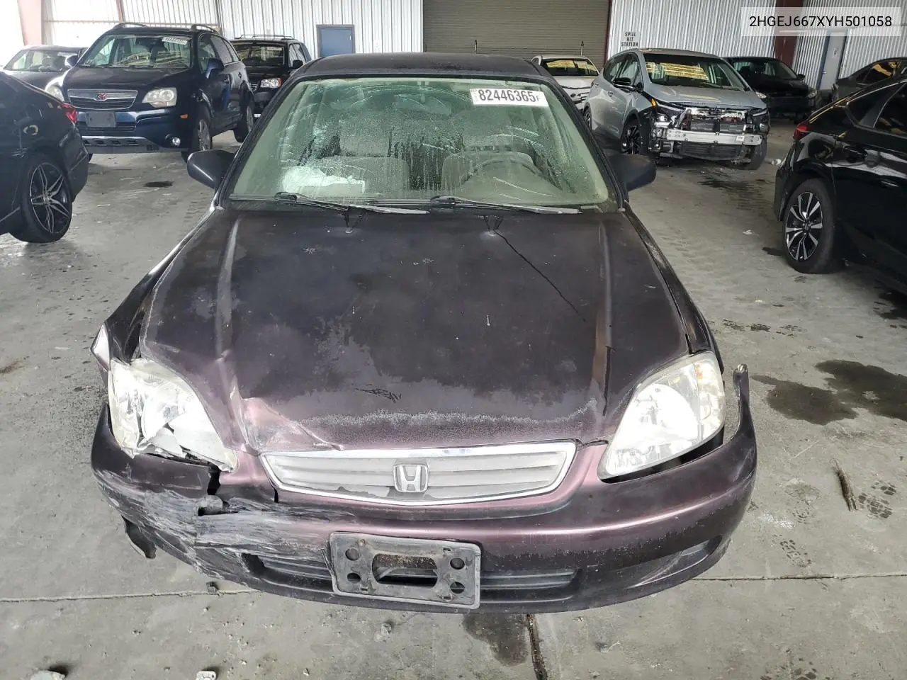 2HGEJ667XYH501058 2000 Honda Civic Lx