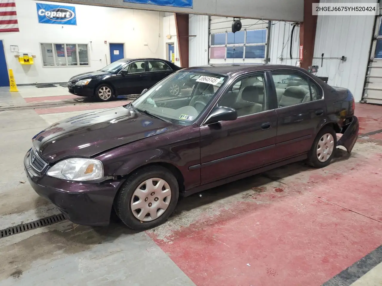 2HGEJ6675YH520424 2000 Honda Civic Lx