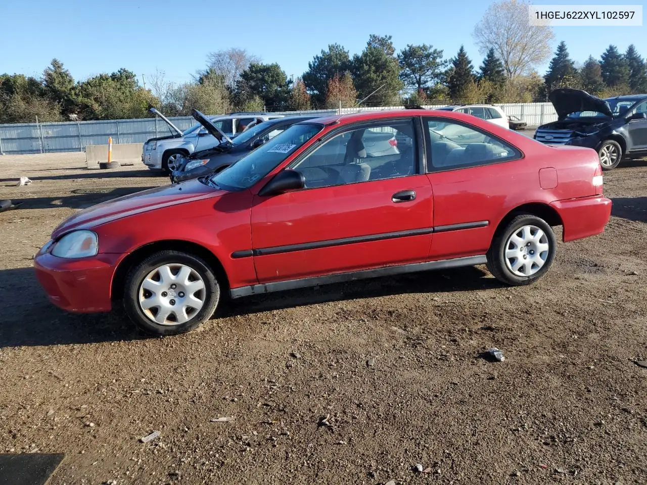 1HGEJ622XYL102597 2000 Honda Civic Dx