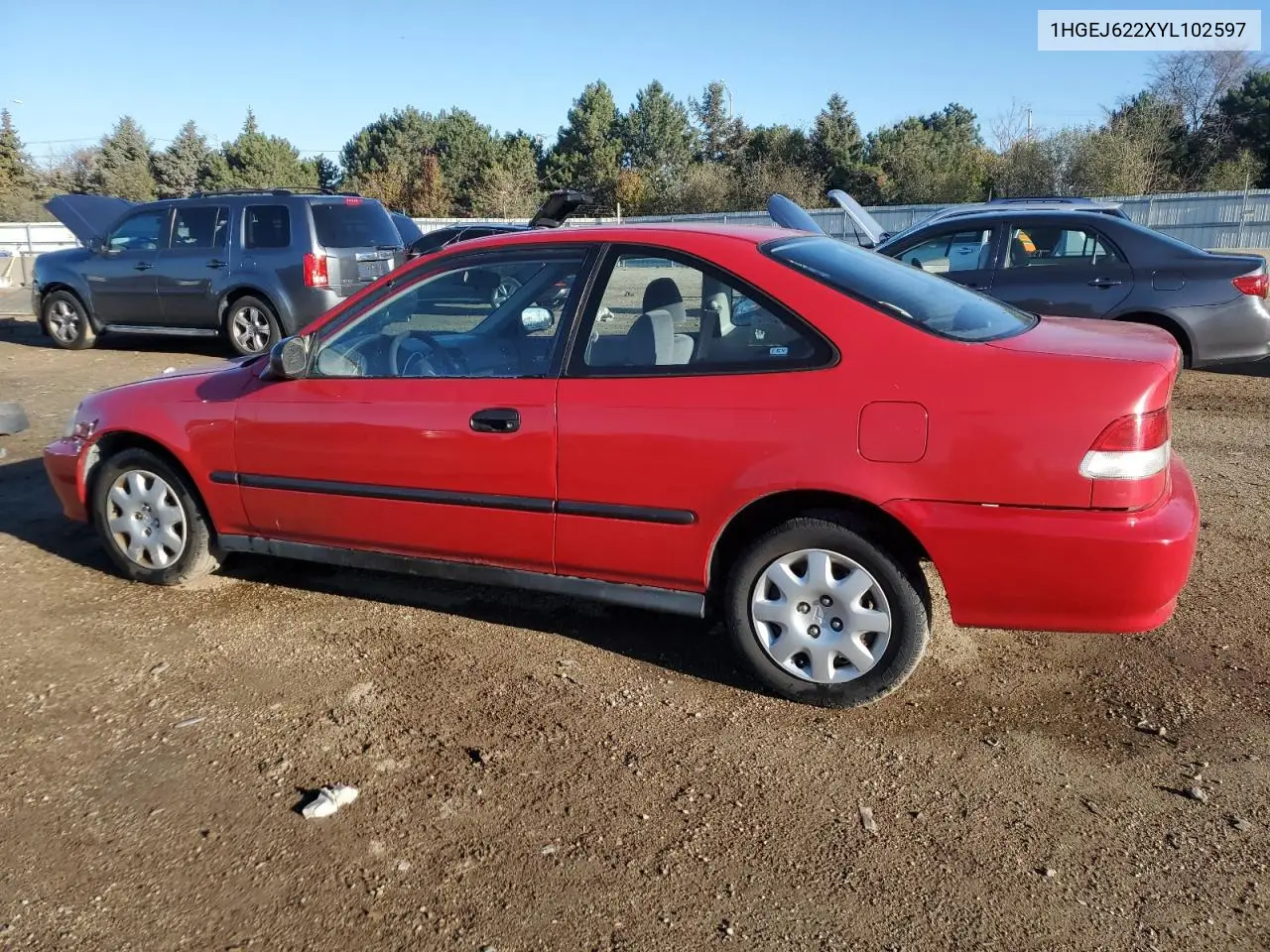 1HGEJ622XYL102597 2000 Honda Civic Dx