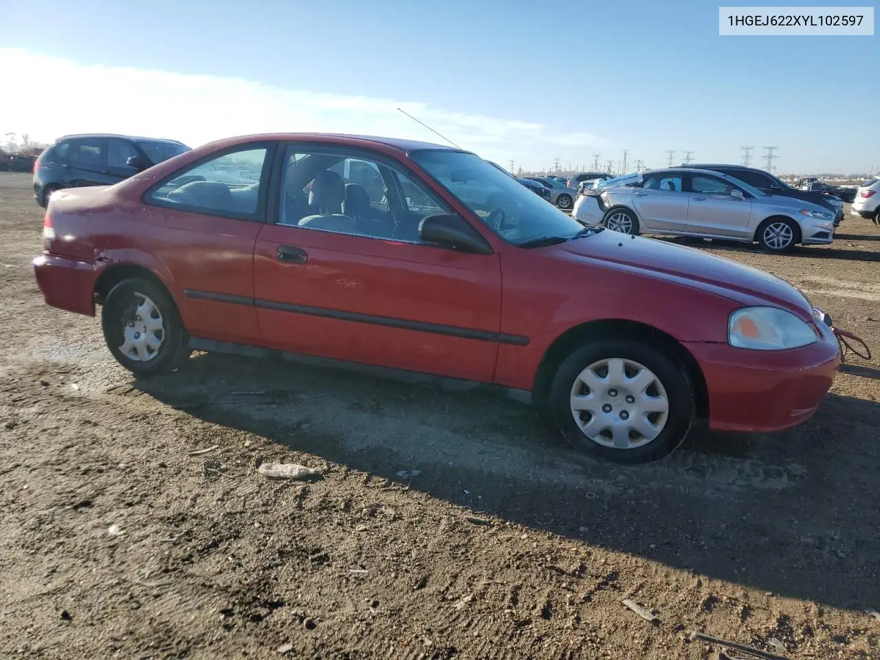 1HGEJ622XYL102597 2000 Honda Civic Dx