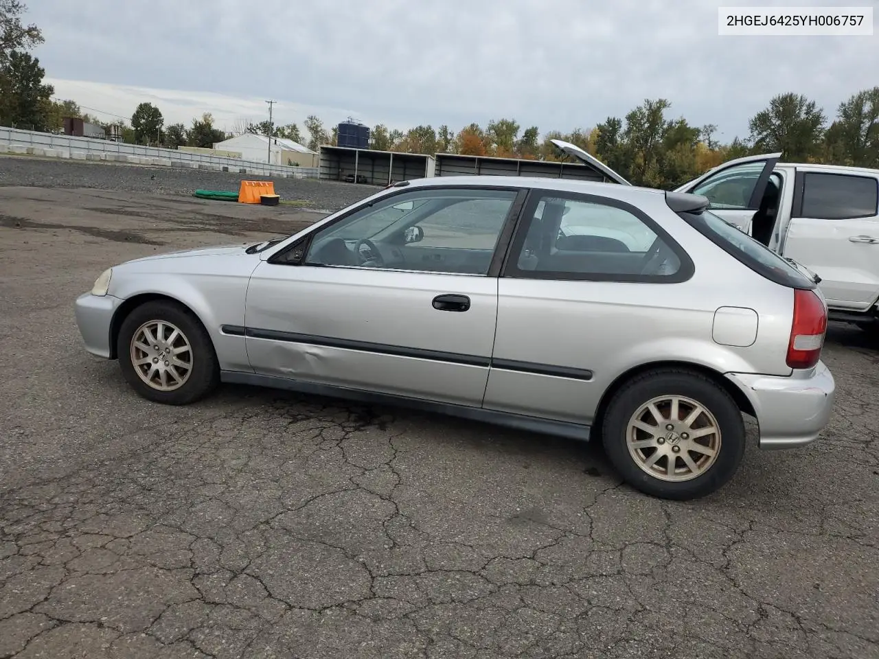 2HGEJ6425YH006757 2000 Honda Civic Cx