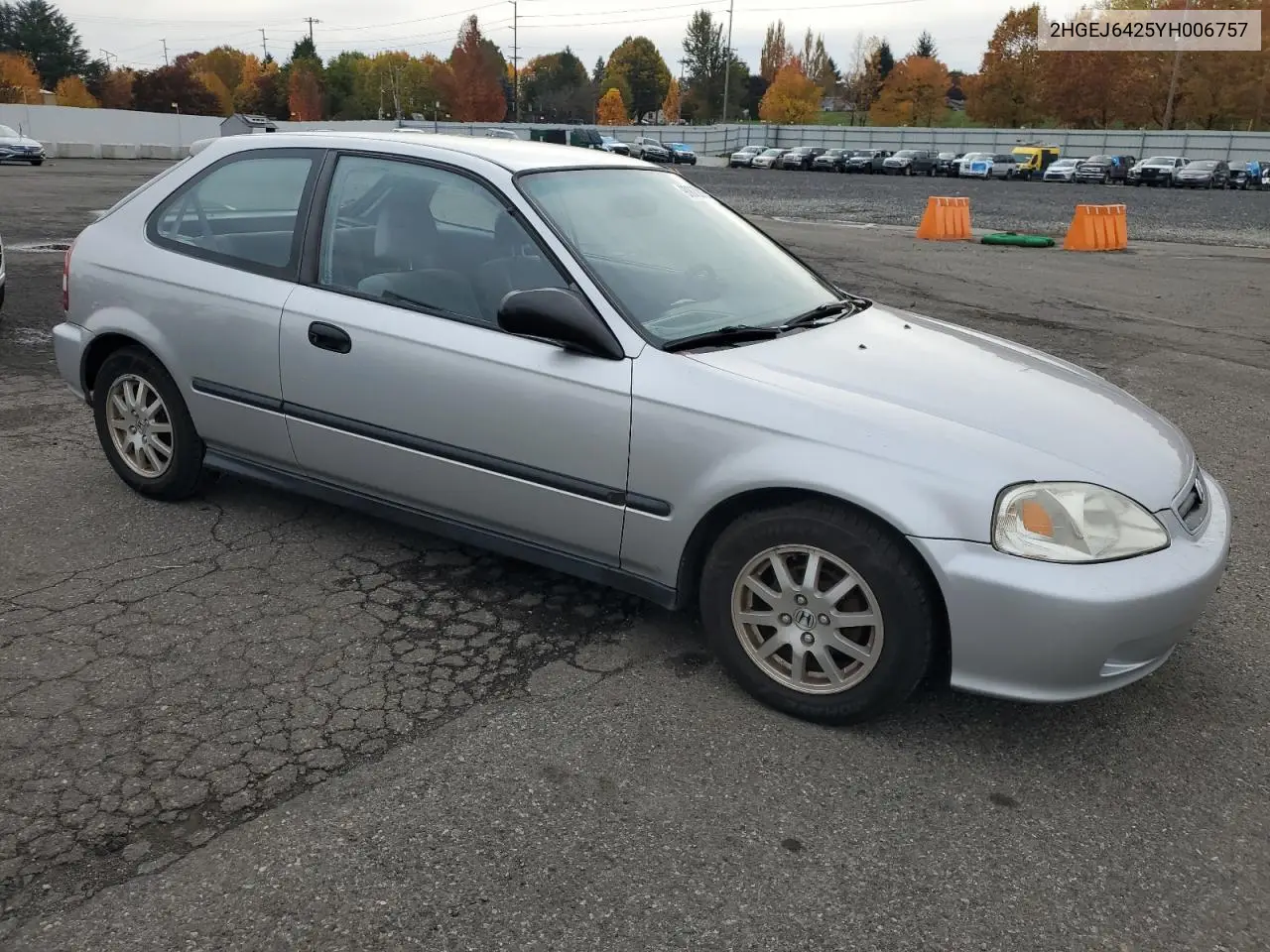 2HGEJ6425YH006757 2000 Honda Civic Cx