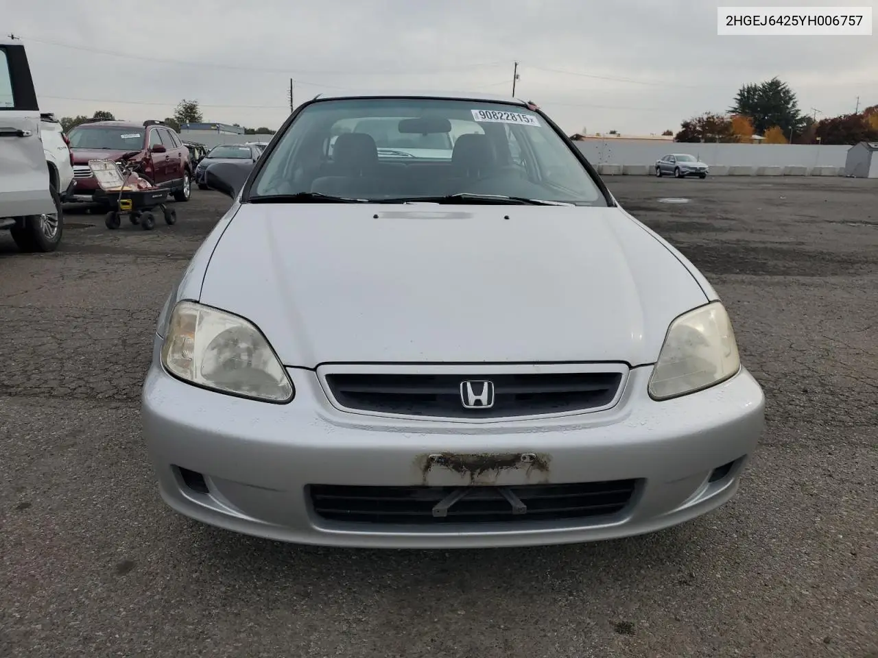 2HGEJ6425YH006757 2000 Honda Civic Cx