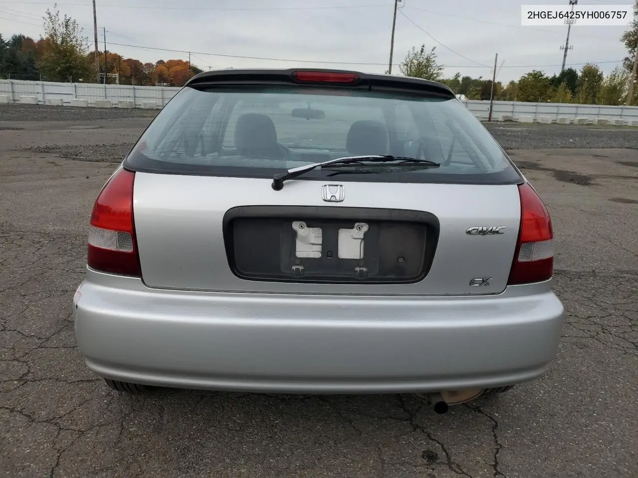 2HGEJ6425YH006757 2000 Honda Civic Cx