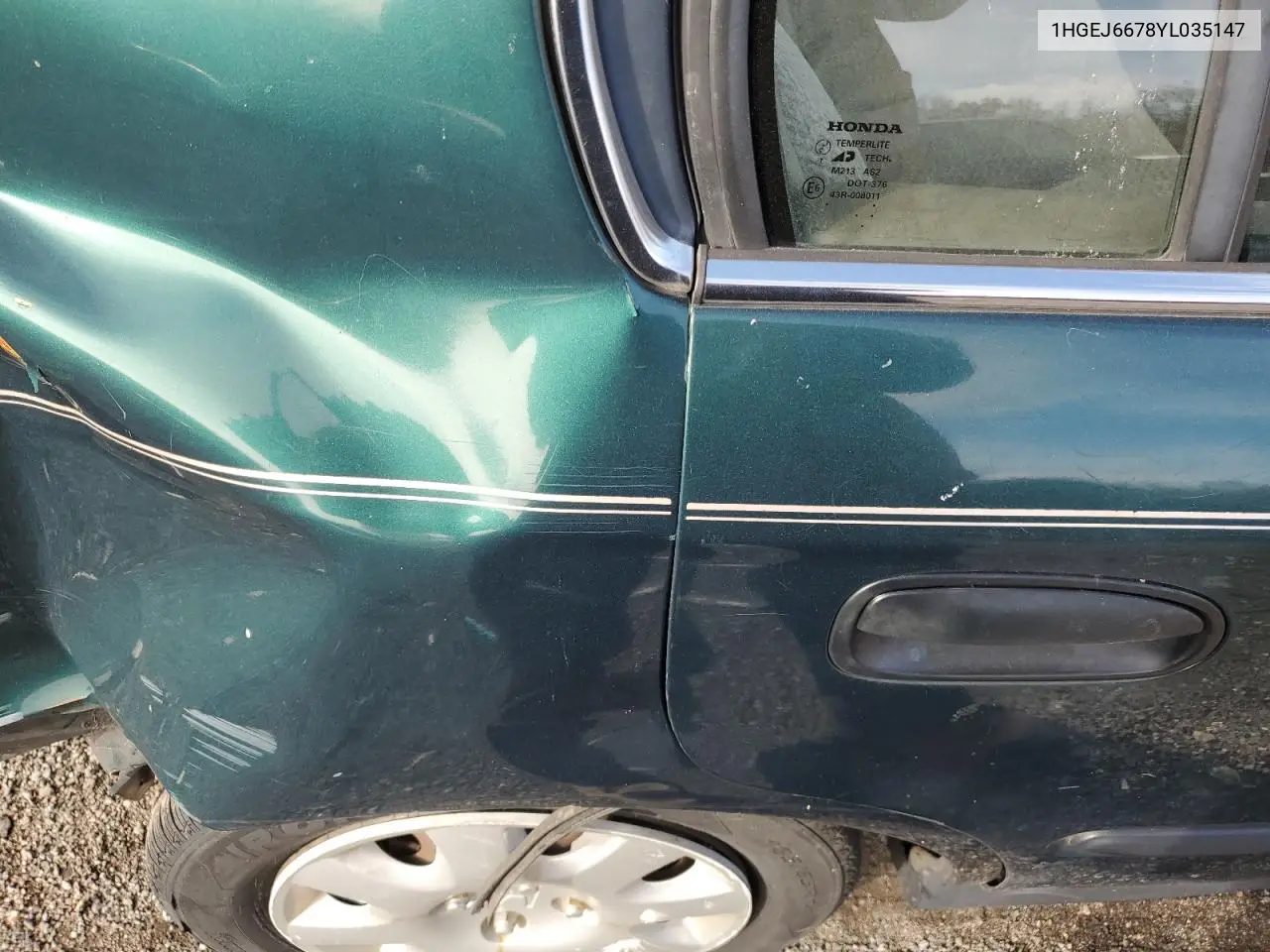 1HGEJ6678YL035147 2000 Honda Civic Lx