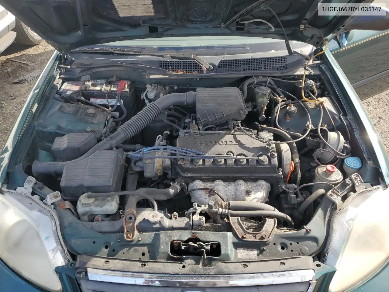 1HGEJ6678YL035147 2000 Honda Civic Lx