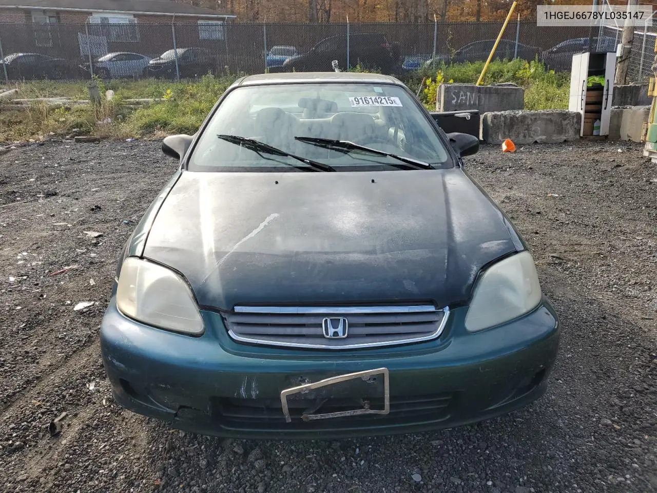 1HGEJ6678YL035147 2000 Honda Civic Lx