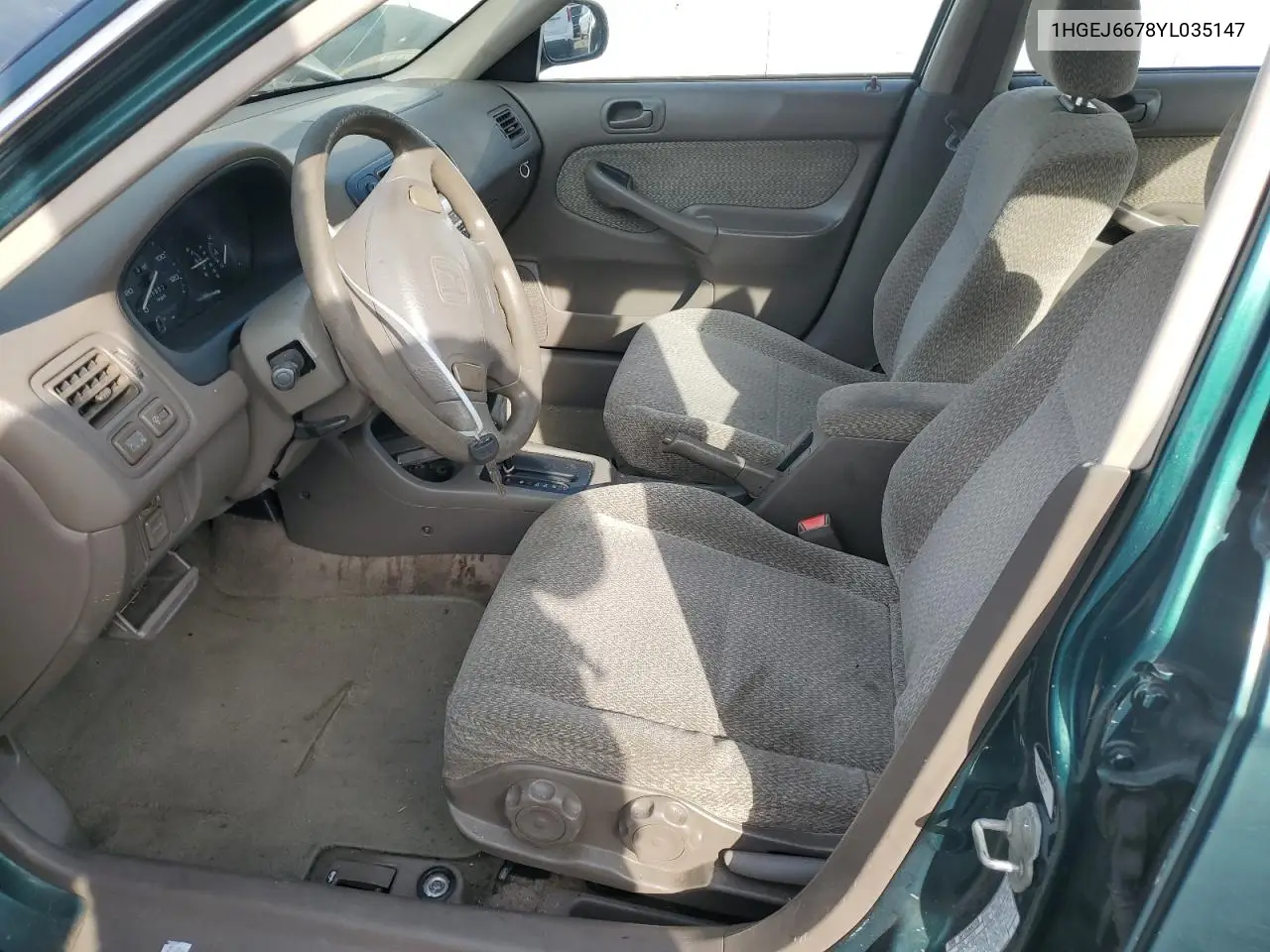 1HGEJ6678YL035147 2000 Honda Civic Lx