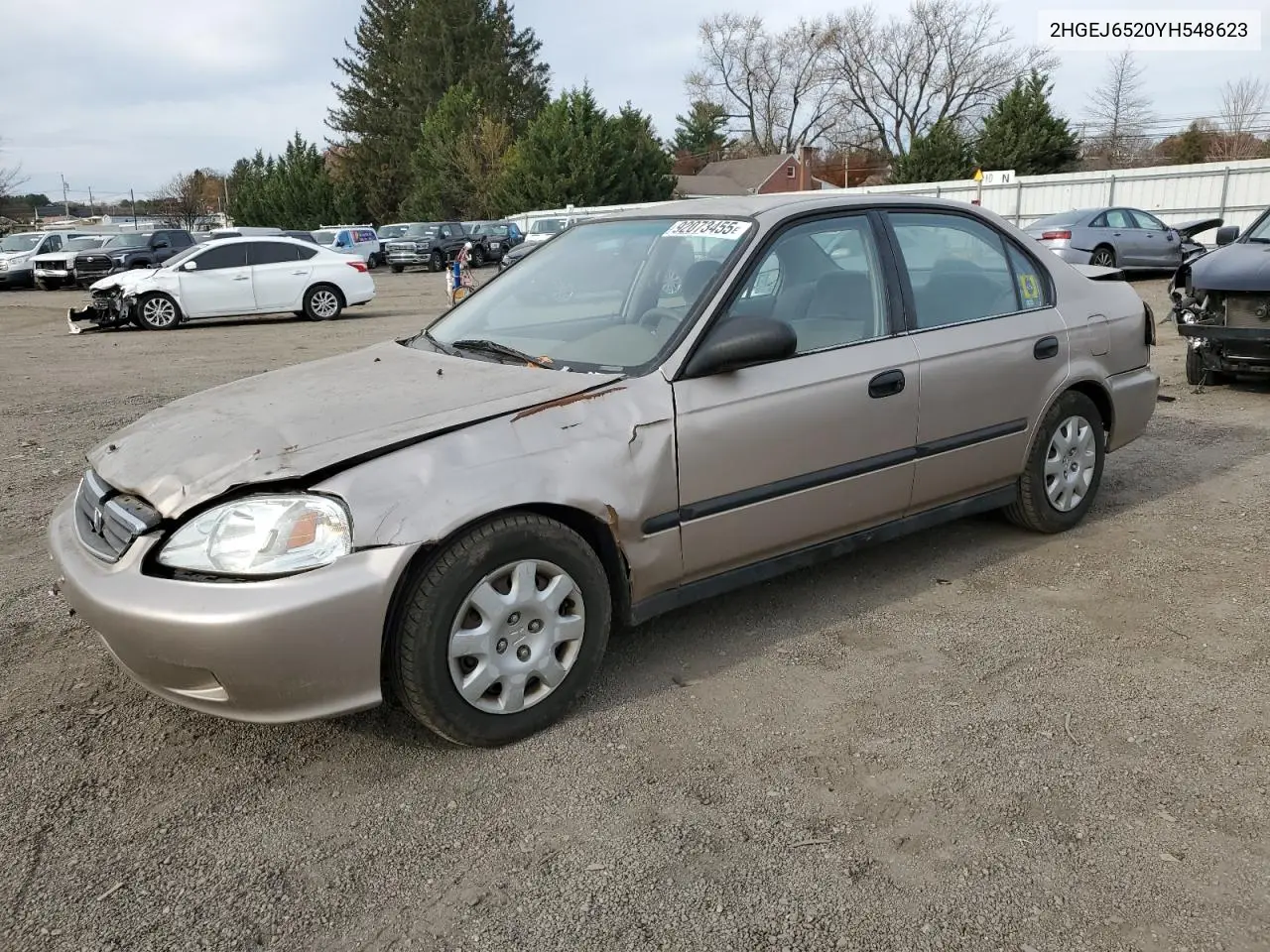 2HGEJ6520YH548623 2000 Honda Civic Dx
