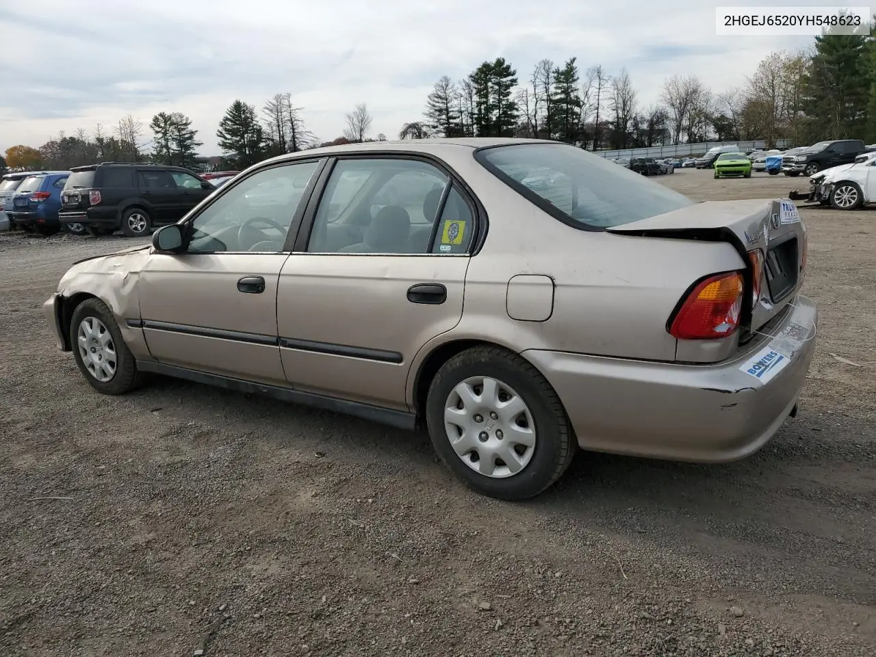 2HGEJ6520YH548623 2000 Honda Civic Dx