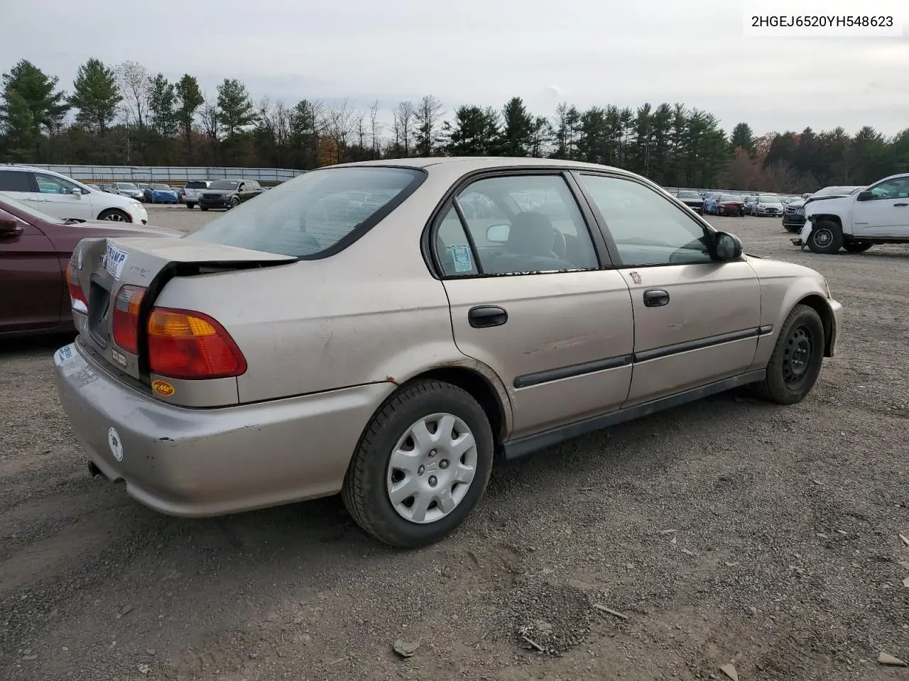 2HGEJ6520YH548623 2000 Honda Civic Dx