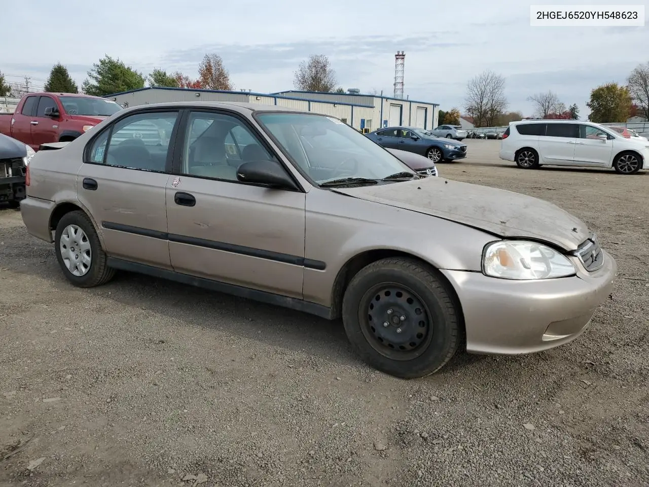 2HGEJ6520YH548623 2000 Honda Civic Dx