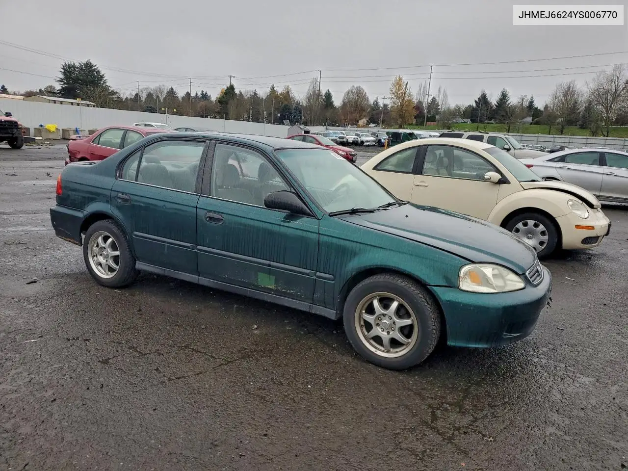 JHMEJ6624YS006770 2000 Honda Civic Dx