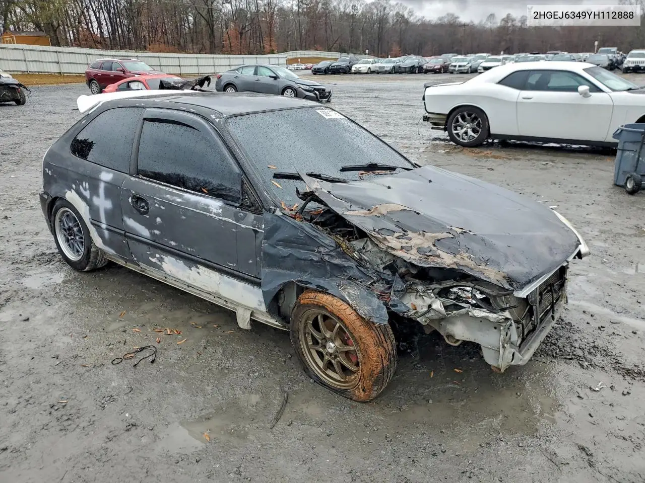 2HGEJ6349YH112888 2000 Honda Civic Dx