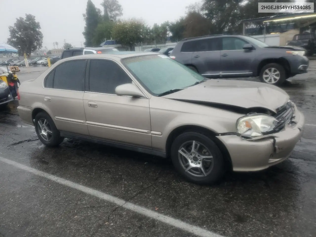 2HGEJ8549YH534085 2000 Honda Civic Ex