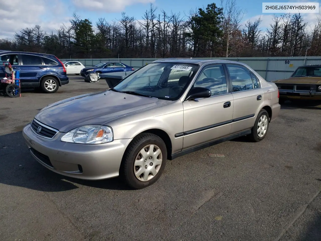 2HGEJ6574YH503969 2000 Honda Civic Lx
