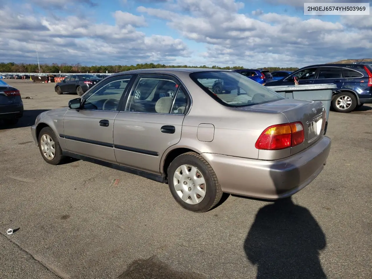 2HGEJ6574YH503969 2000 Honda Civic Lx