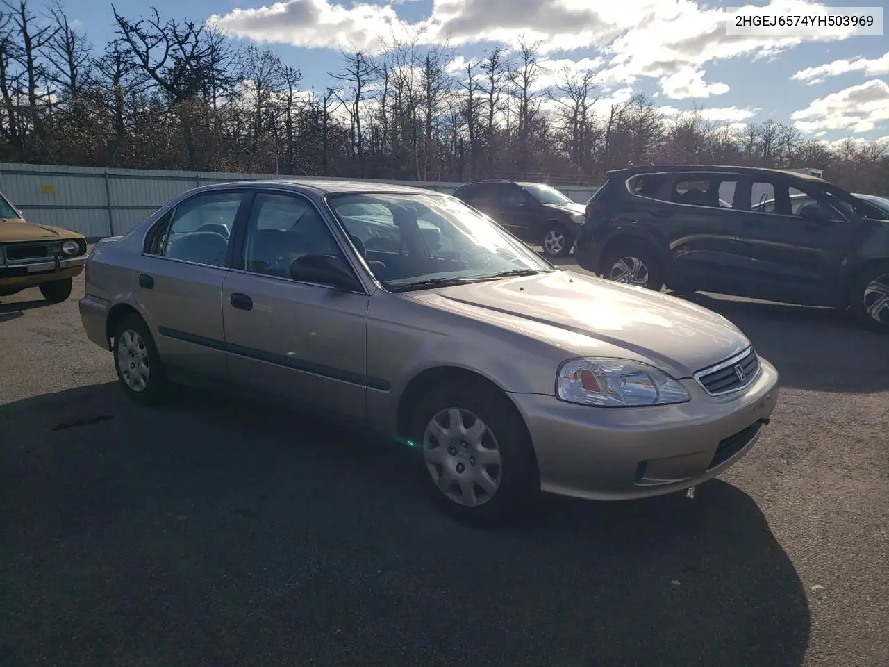 2HGEJ6574YH503969 2000 Honda Civic Lx