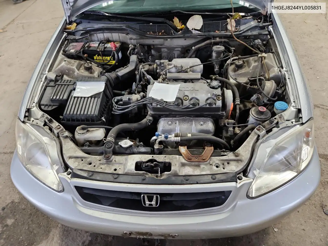 1HGEJ8244YL005831 2000 Honda Civic Ex