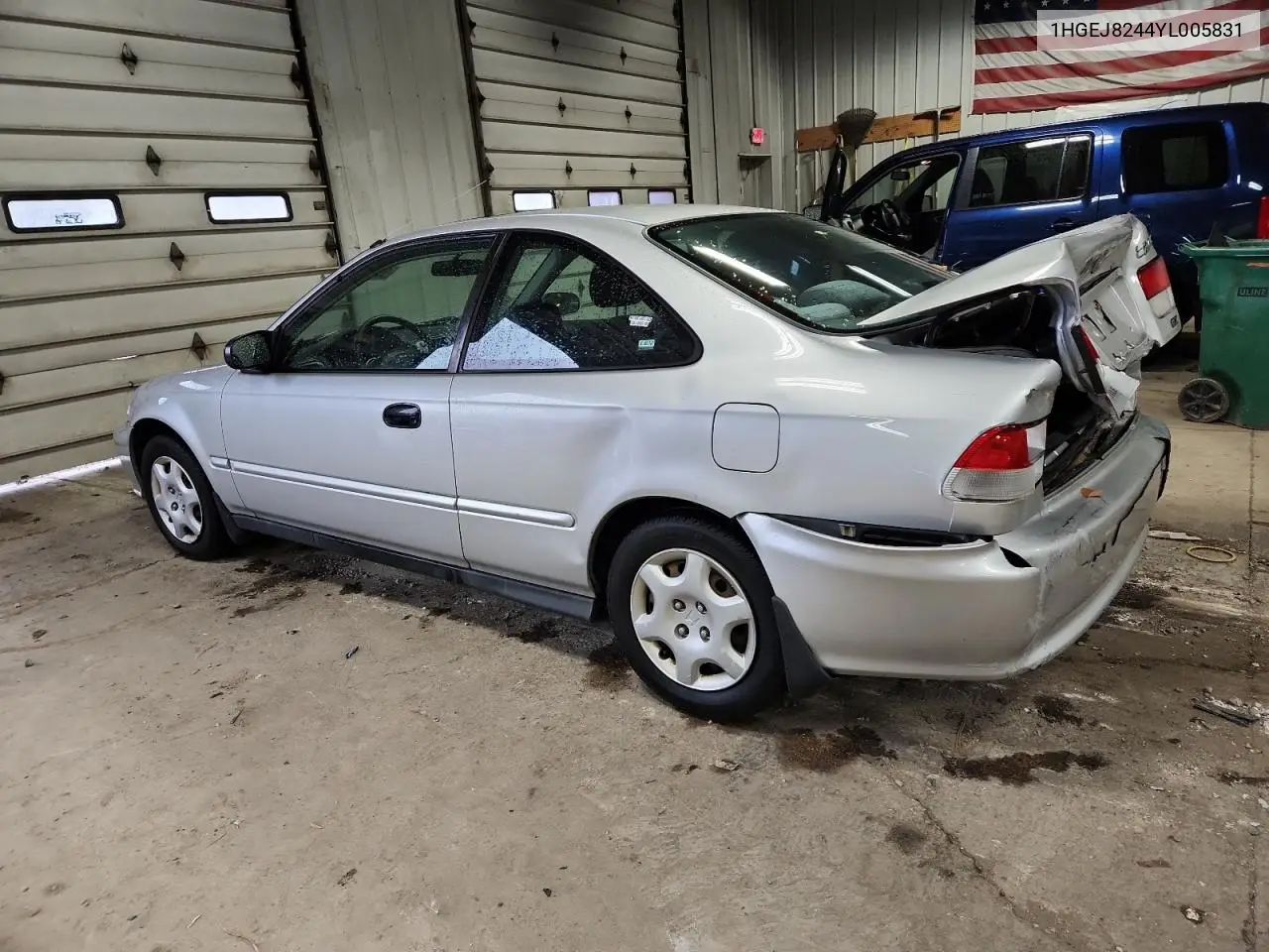 1HGEJ8244YL005831 2000 Honda Civic Ex
