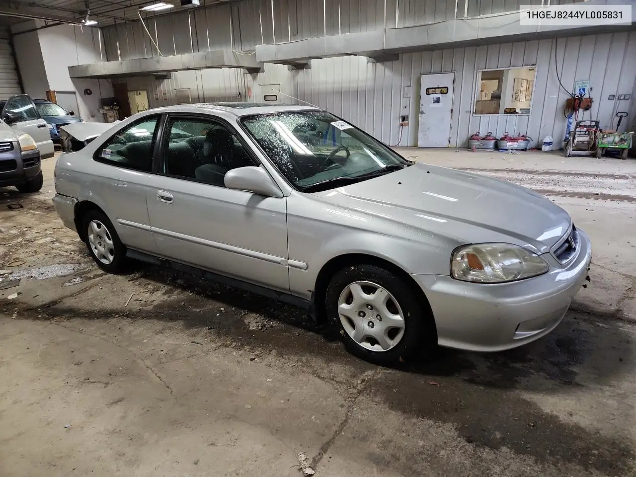 1HGEJ8244YL005831 2000 Honda Civic Ex