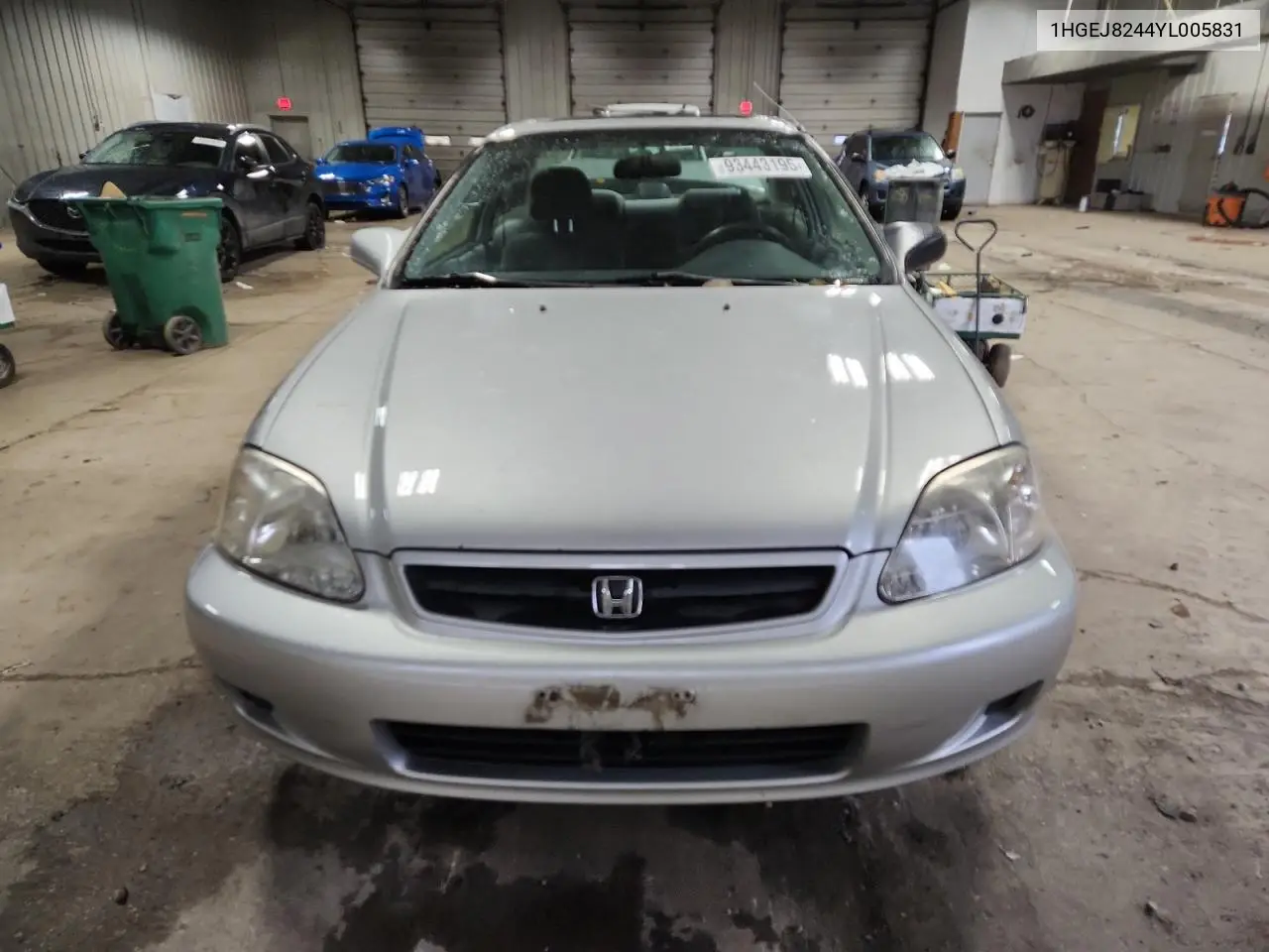 1HGEJ8244YL005831 2000 Honda Civic Ex