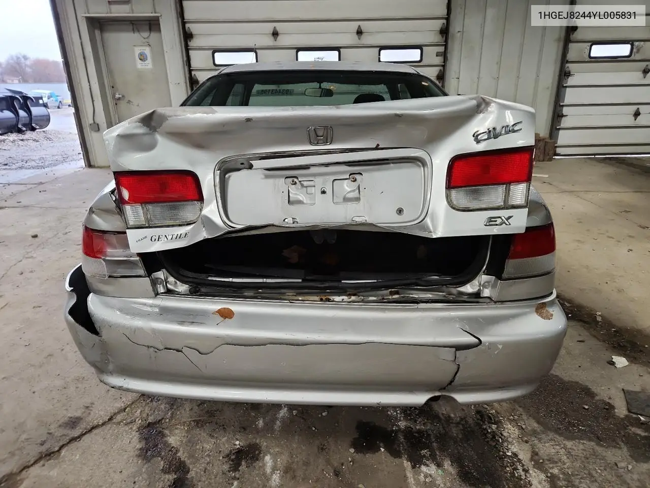 1HGEJ8244YL005831 2000 Honda Civic Ex