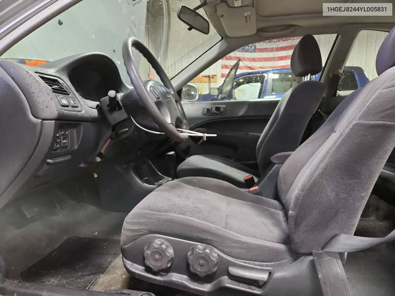1HGEJ8244YL005831 2000 Honda Civic Ex