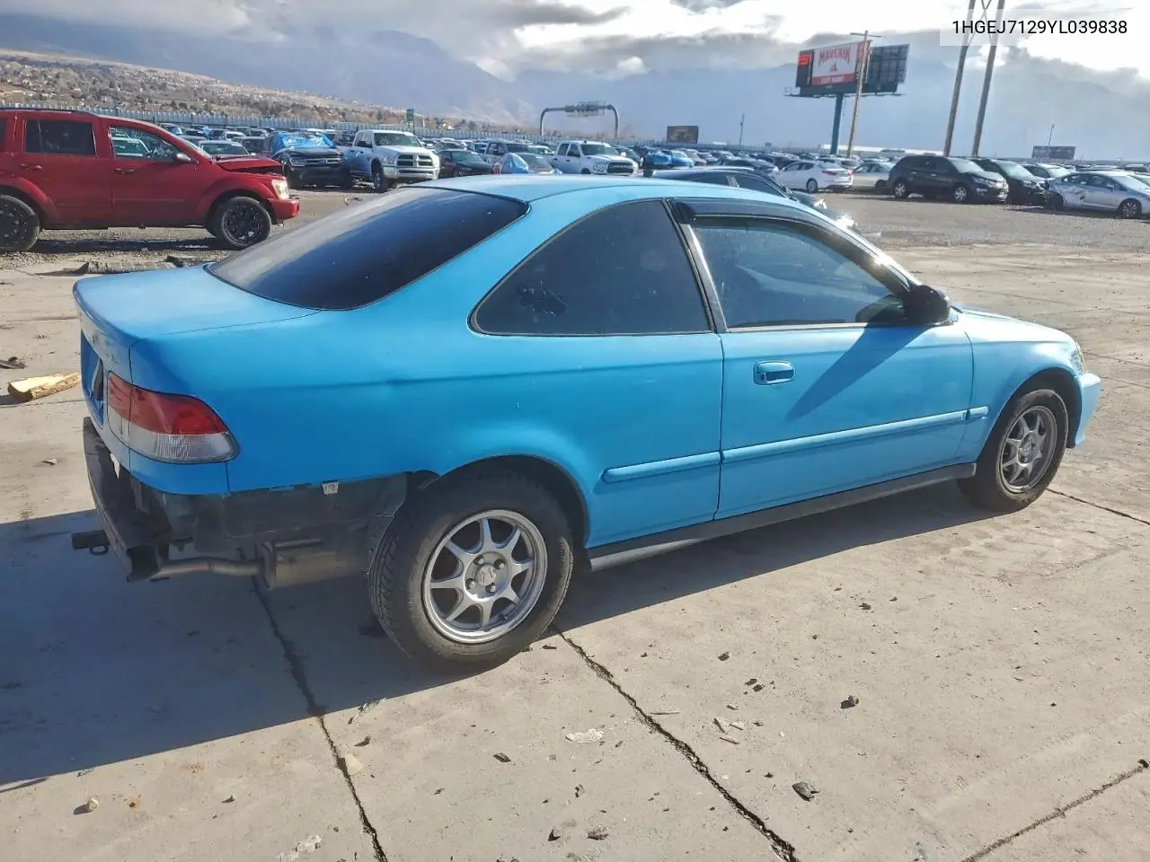 1HGEJ7129YL039838 2000 Honda Civic Hx