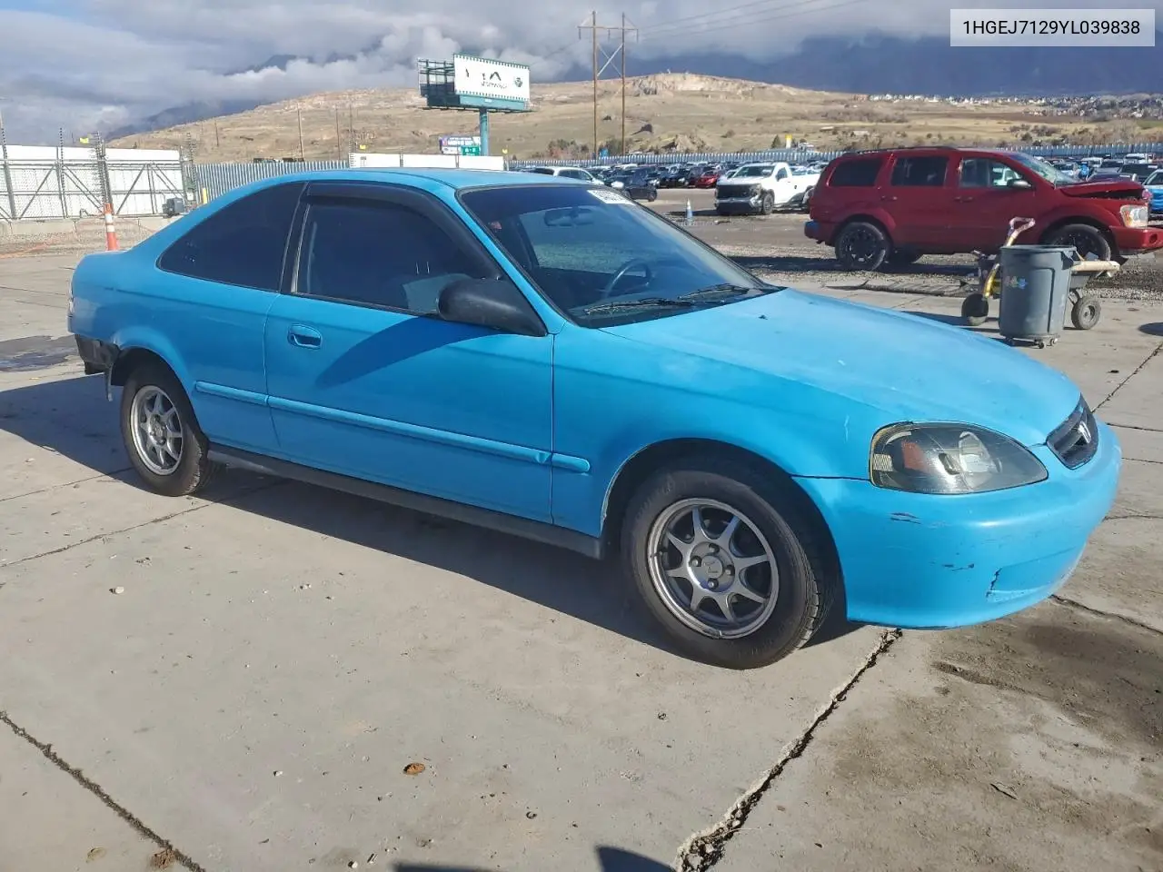 1HGEJ7129YL039838 2000 Honda Civic Hx