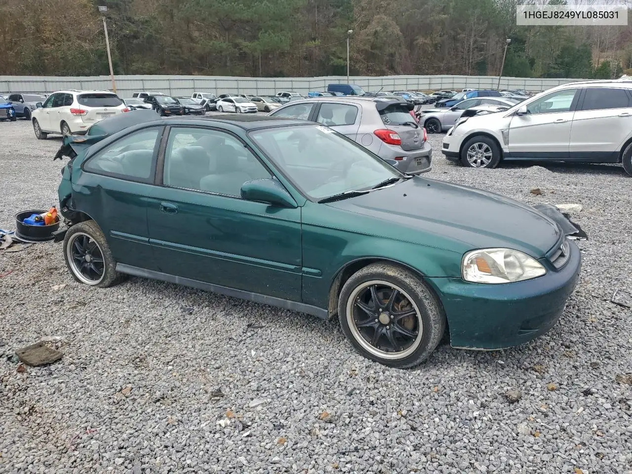 1HGEJ8249YL085031 2000 Honda Civic Ex
