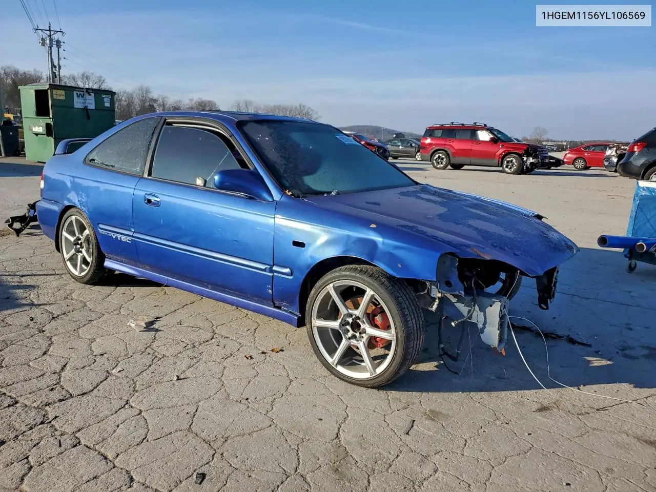 1HGEM1156YL106569 2000 Honda Civic Si