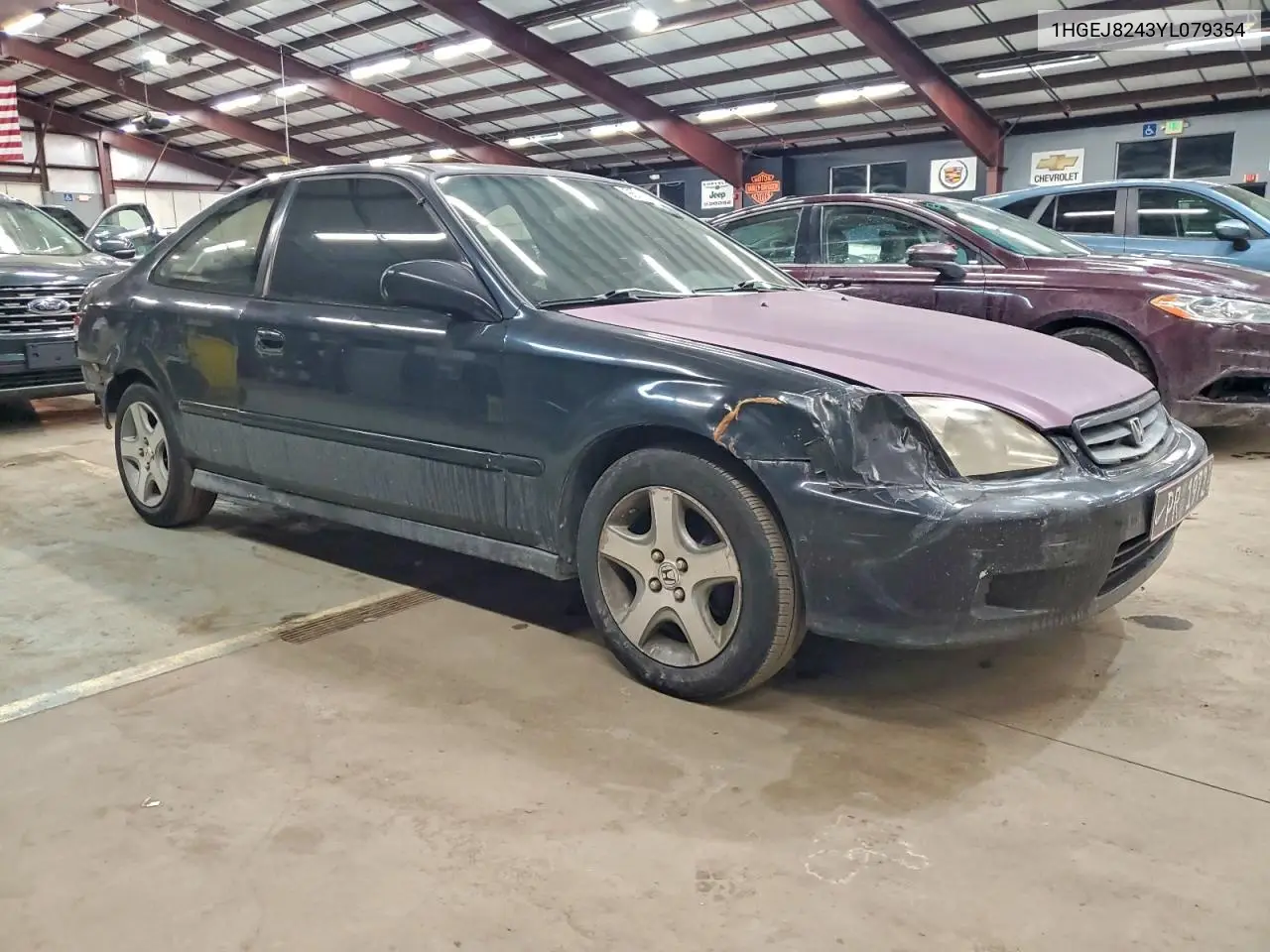 1HGEJ8243YL079354 2000 Honda Civic Ex