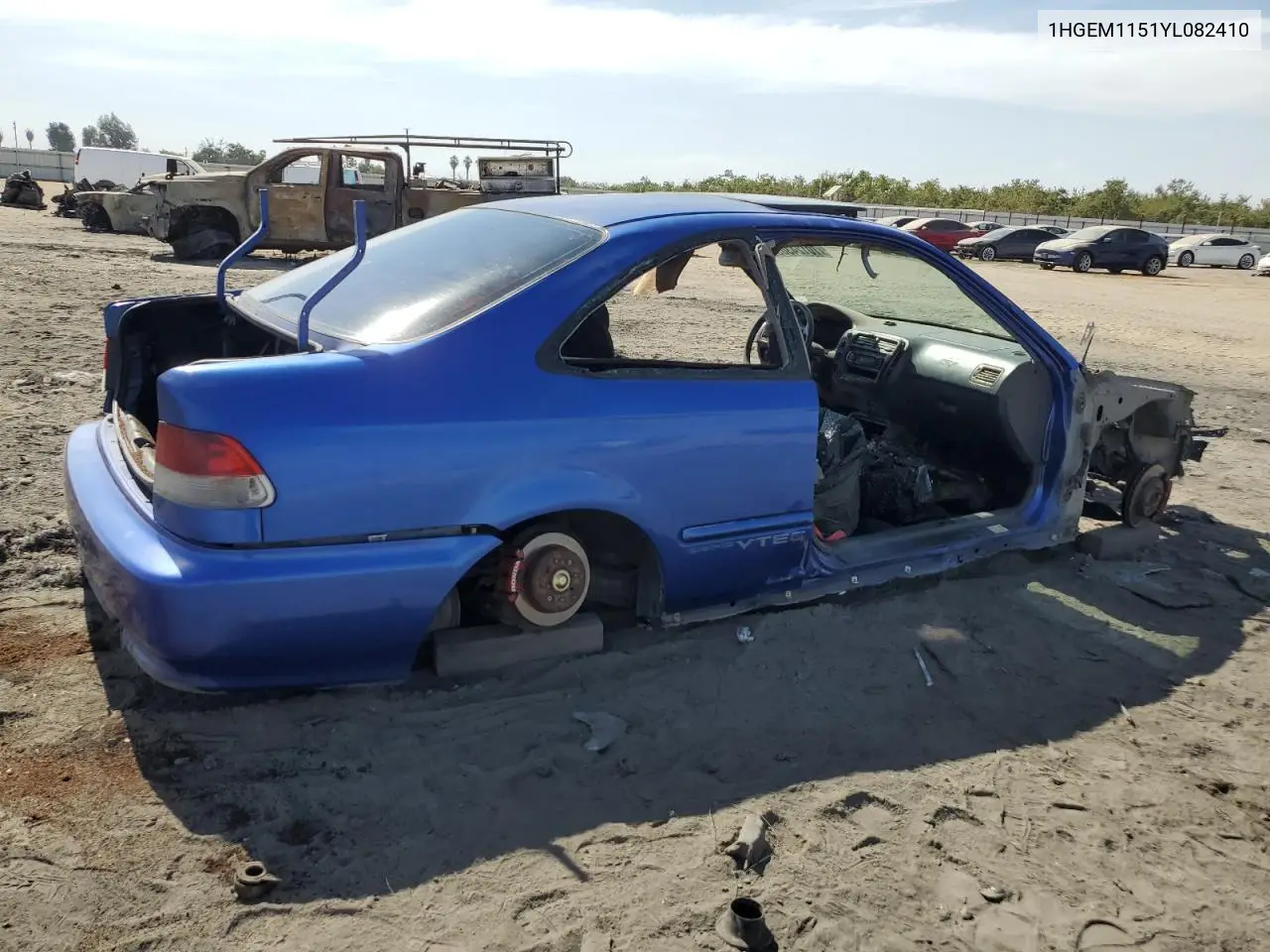 1HGEM1151YL082410 2000 Honda Civic Si
