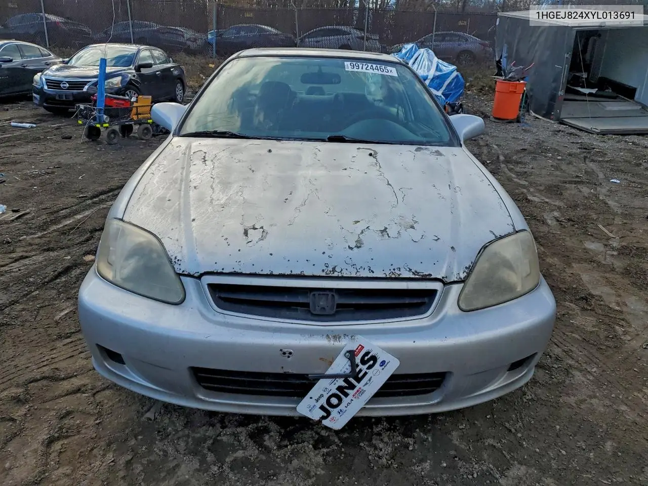 1HGEJ824XYL013691 2000 Honda Civic Ex