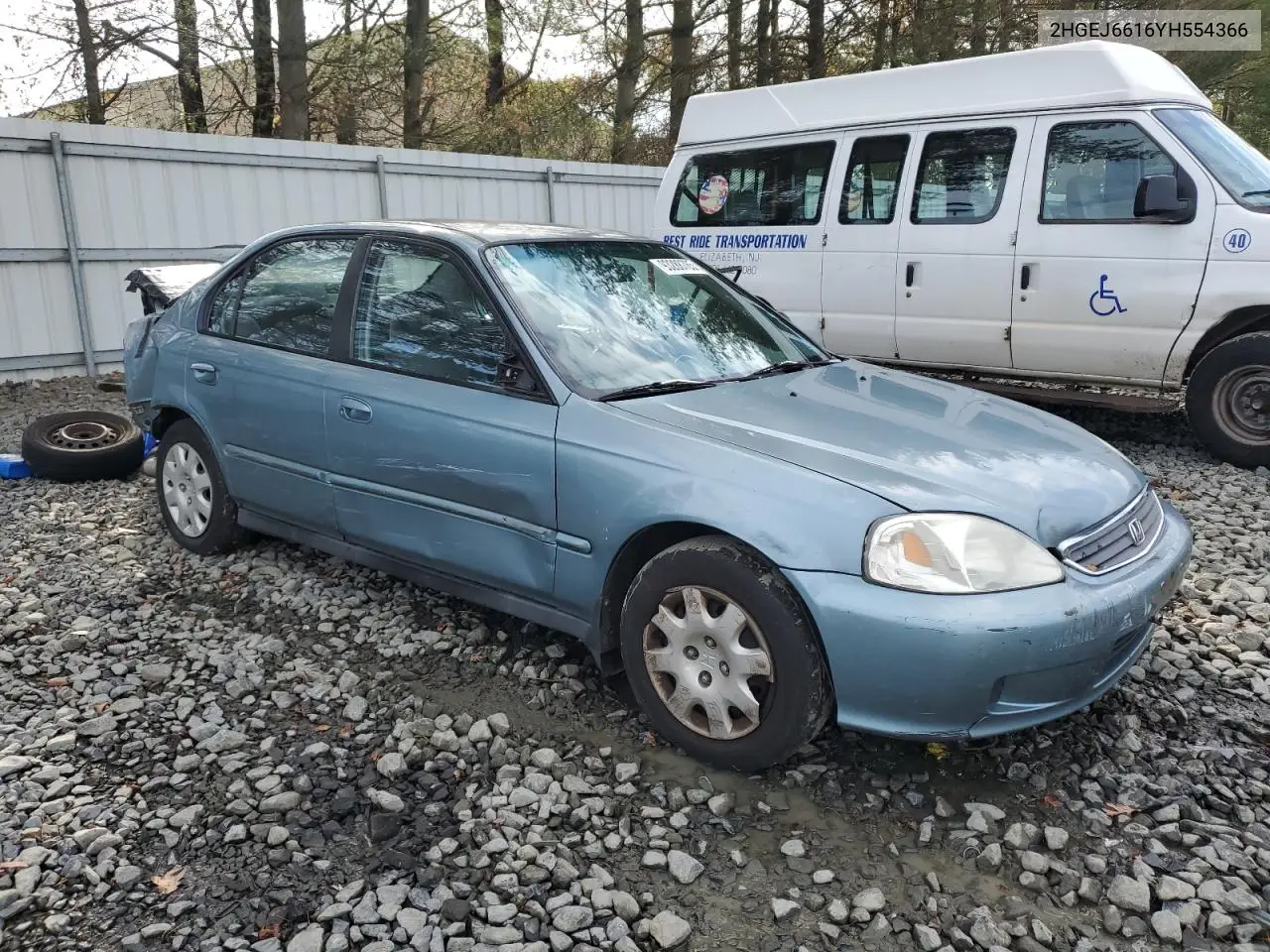 2HGEJ6616YH554366 2000 Honda Civic Base