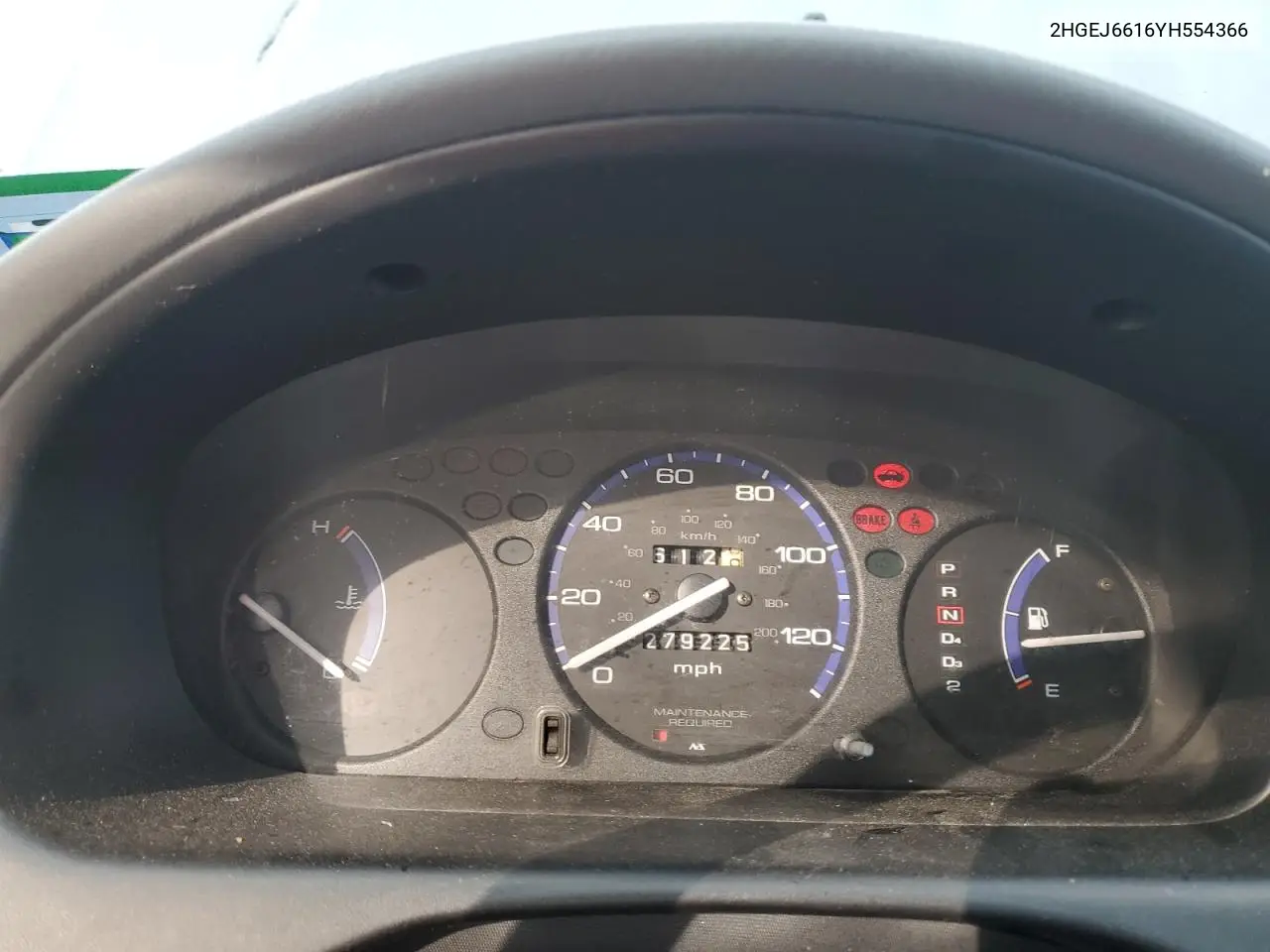 2HGEJ6616YH554366 2000 Honda Civic Base