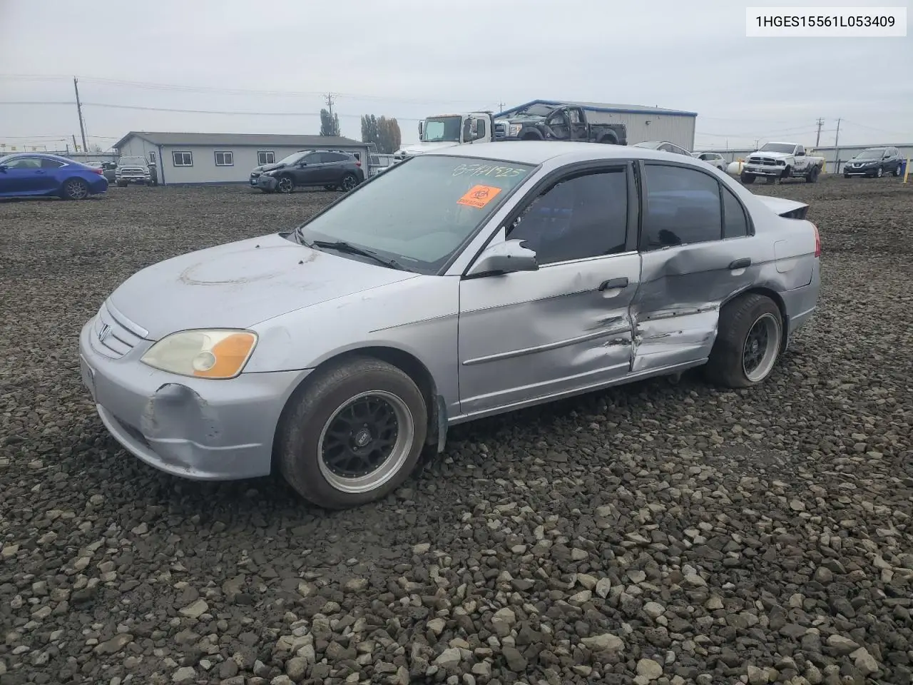 1HGES15561L053409 2001 Honda Civic Lx