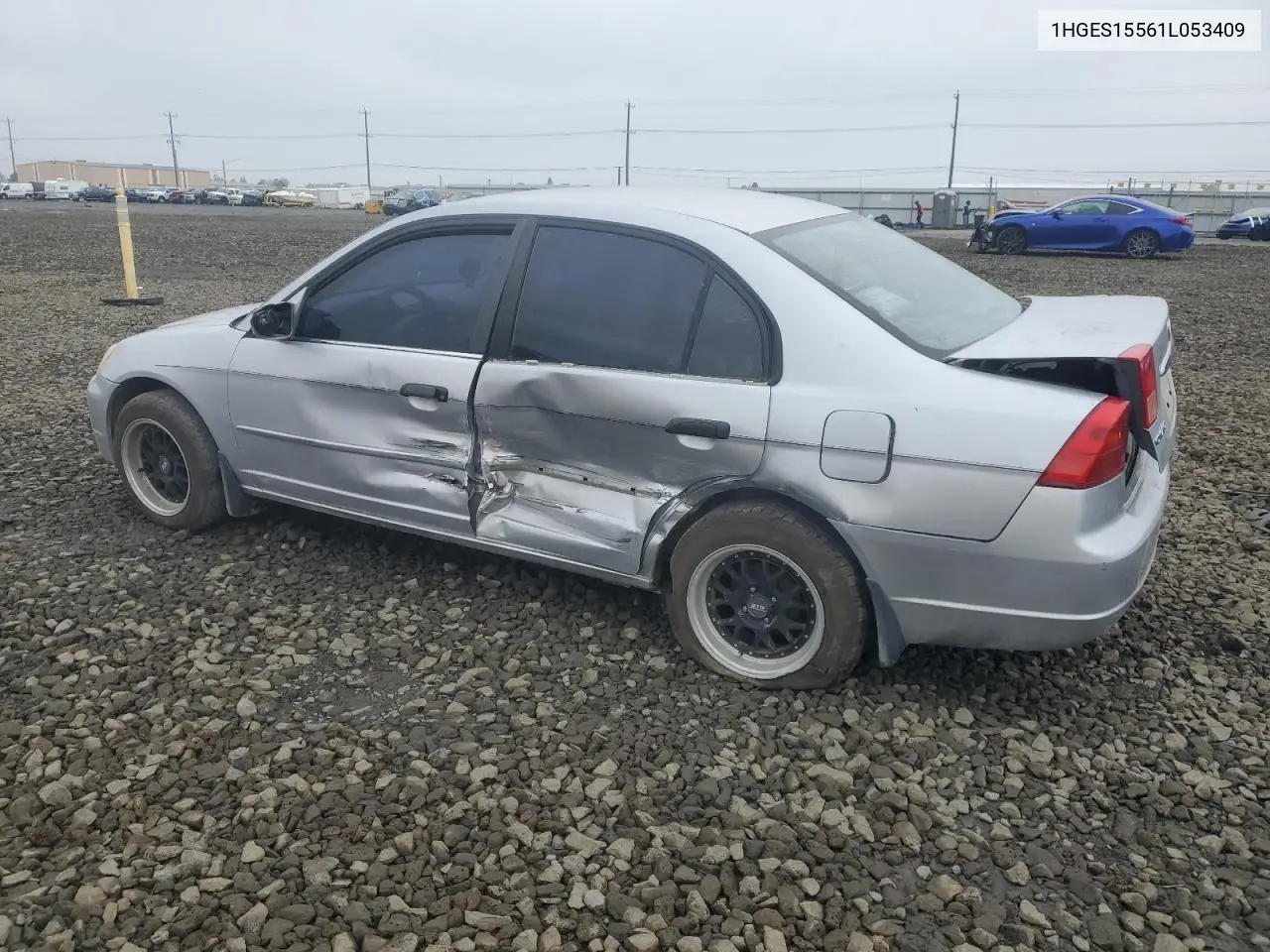 1HGES15561L053409 2001 Honda Civic Lx