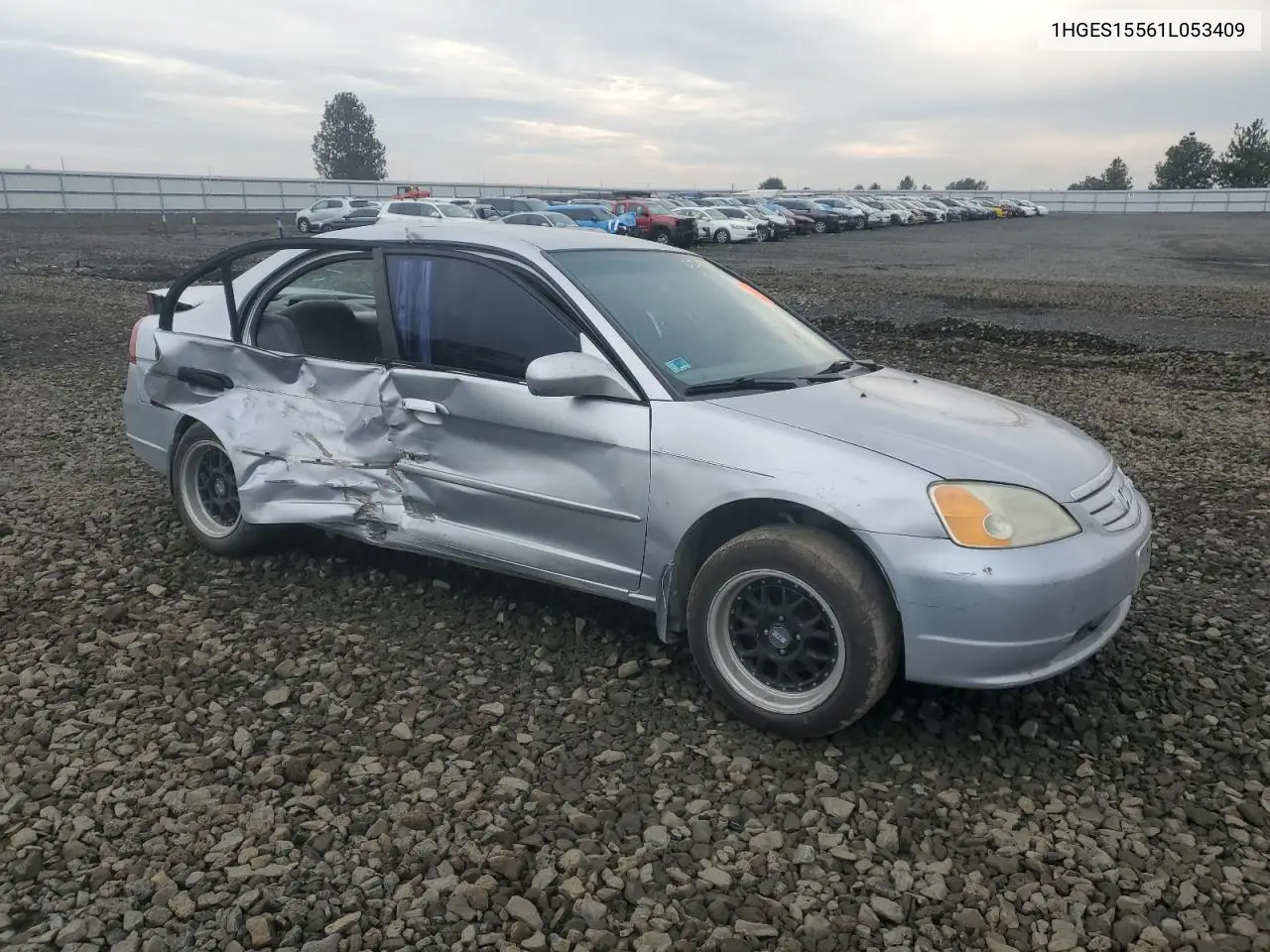 1HGES15561L053409 2001 Honda Civic Lx