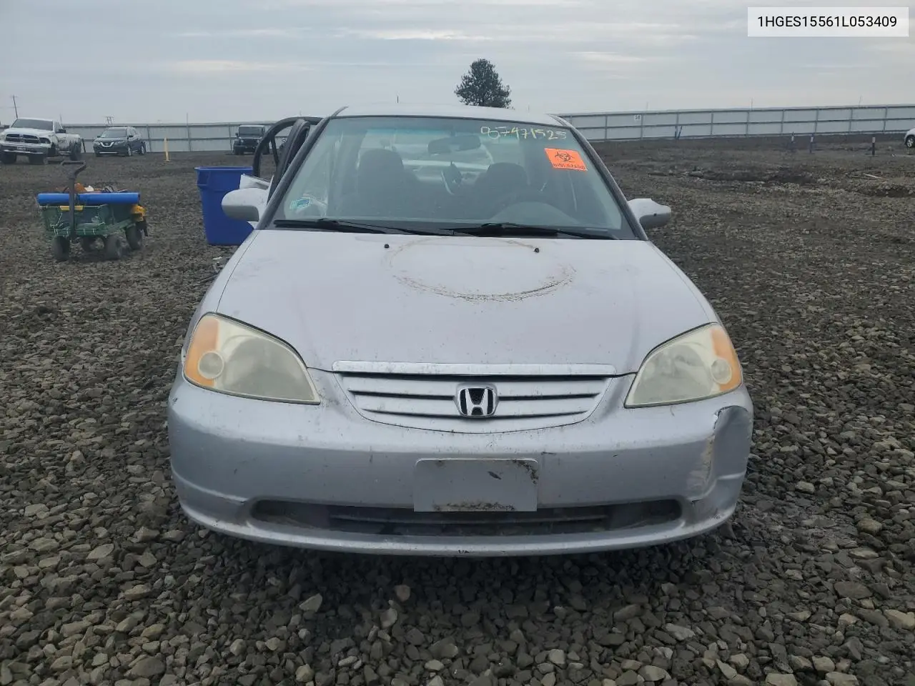 1HGES15561L053409 2001 Honda Civic Lx