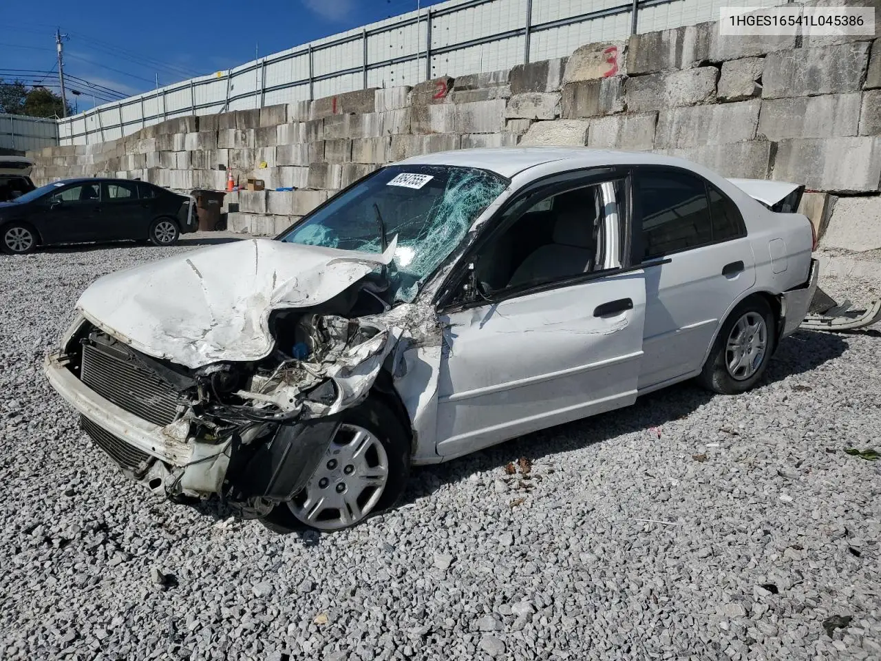 1HGES16541L045386 2001 Honda Civic Lx