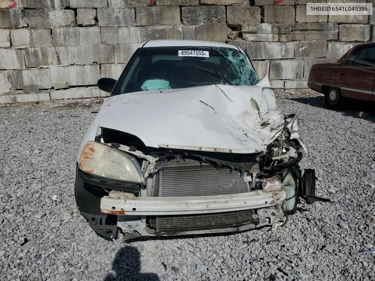 1HGES16541L045386 2001 Honda Civic Lx
