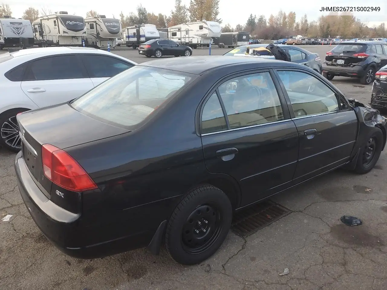 JHMES26721S002949 2001 Honda Civic Ex